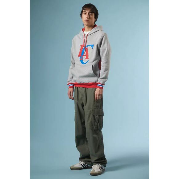 New Mitchell & Ness Los Angeles Clippers Premium Fleece Hoodie Sweatshirt $125 M - Picture 3 of 9